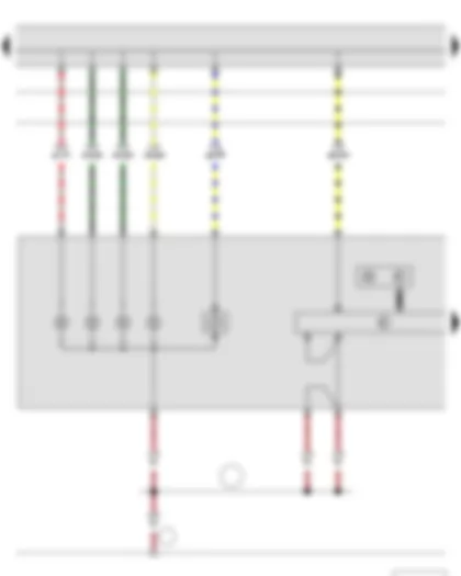 Wiring Diagram  SKODA YETI 2010 - Front right headlight