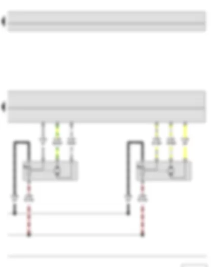 Wiring Diagram  SKODA YETI 2010 - Climatronic control unit - Defroster flap control motor - Front air distribution flap control motor