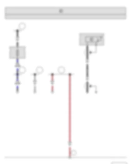 Wiring Diagram  SKODA YETI 2013 - Roof aerial - Fuse holder C