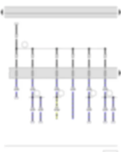 Wiring Diagram  SKODA YETI 2011 - Fuse holder C
