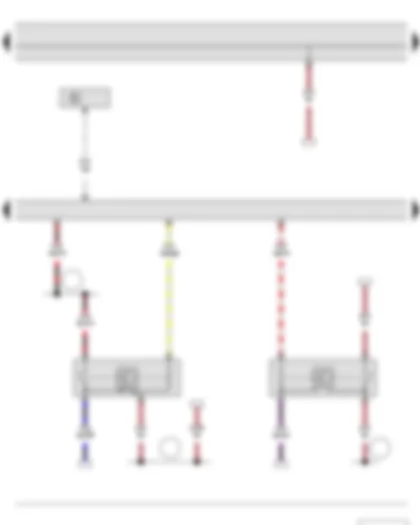 Wiring Diagram  SKODA YETI 2011 - Brake pedal switch - Clutch position sender - Engine control unit