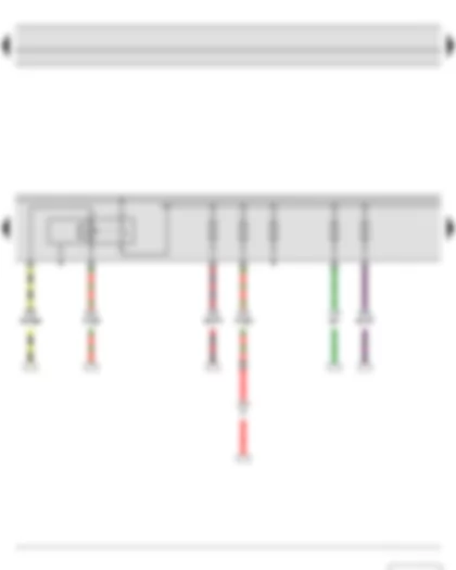 Wiring Diagram  SKODA YETI 2011 - Main relay - Fuse holder B
