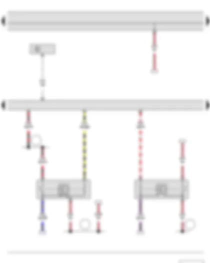 Wiring Diagram  SKODA YETI 2011 - Brake pedal switch - Clutch position sender - Engine control unit