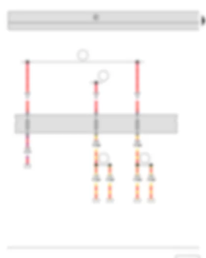 Wiring Diagram  SKODA YETI 2011 - Fuse holder C