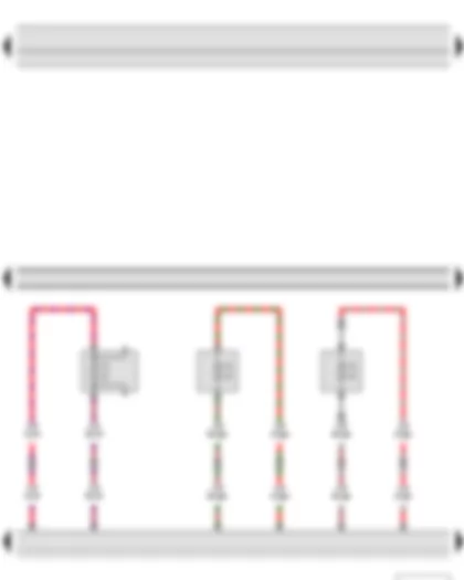Wiring Diagram  SKODA YETI 2011 - Control unit with display for radio and navigation - Digital sound package control unit - Front right treble loudspeaker - Front right bass loudspeaker - Front right mid-range loudspeaker