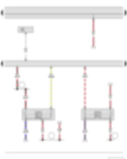 Wiring Diagram  SKODA YETI 2012 - Brake pedal switch - Clutch position sender - Engine control unit