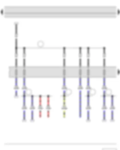Wiring Diagram  SKODA YETI 2011 - Fuse holder C
