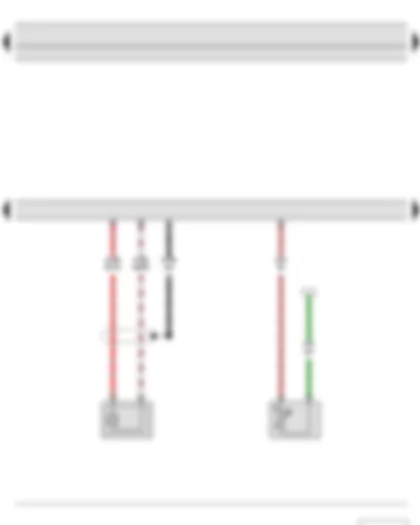 Wiring Diagram  SKODA YETI 2012 - Knock sensor 1 - Coolant temperature sender - Engine control unit
