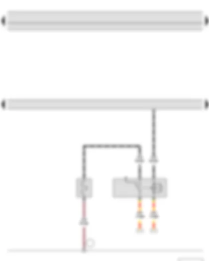 Wiring Diagram  SKODA YETI 2011 - Engine control unit - Heater element relay - Heater element for crankcase breather
