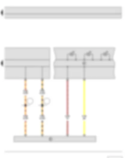 Wiring Diagram  SKODA YETI 2013 - ABS control unit - Data bus diagnostic interface - Dash panel insert