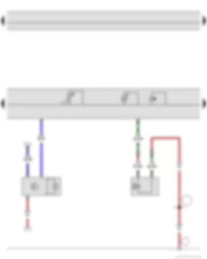 Wiring Diagram  SKODA YETI 2011 - High-pressure sender - Air conditioning system control unit - Air conditioner compressor regulating valve