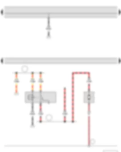 Wiring Diagram  SKODA YETI 2011 - Fuel system pressurisation pump - Auxiliary heater control unit - Fuel pump relay for auxiliary heater