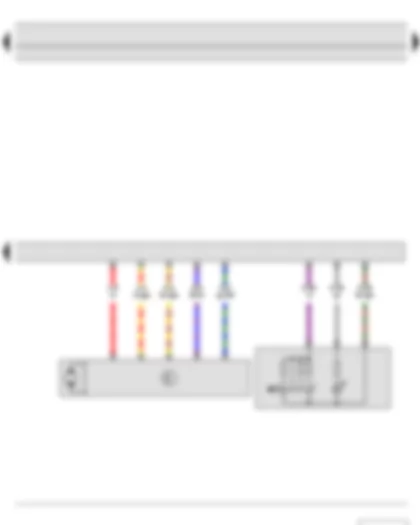 Wiring Diagram  SKODA YETI 2012 - Rear left window regulator switch - in door - Rear left door control unit - Rear left window regulator motor