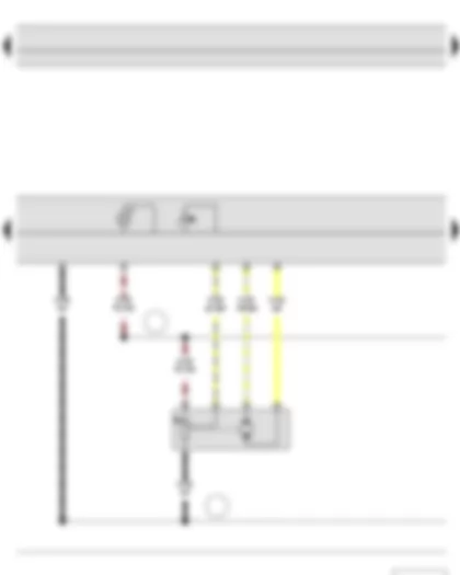 Wiring Diagram  SKODA YETI 2013 - Air conditioning system control unit - Front air distribution control motor