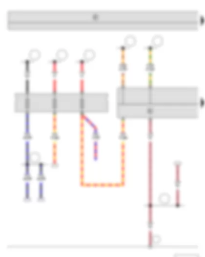 Wiring Diagram  SKODA YETI 2013 - Climatronic control unit - Fuse holder C