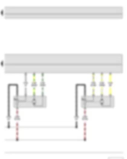 Wiring Diagram  SKODA YETI 2013 - Climatronic control unit - Defroster flap control motor - Front air distribution flap control motor