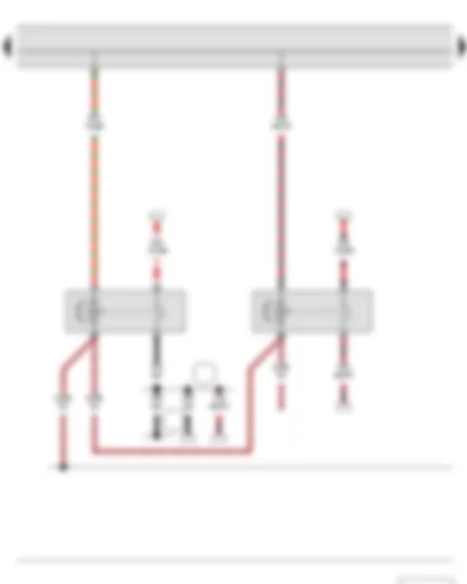 Wiring Diagram  SKODA YETI 2012 - X-contact relief relay - Terminal 15 voltage supply relay