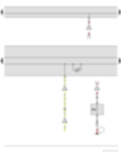 Wiring Diagram  SKODA YETI 2012 - Bonnet contact switch - Dash panel insert