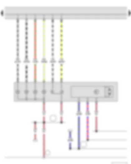 Wiring Diagram  SKODA YETI 2013 - Front left headlight