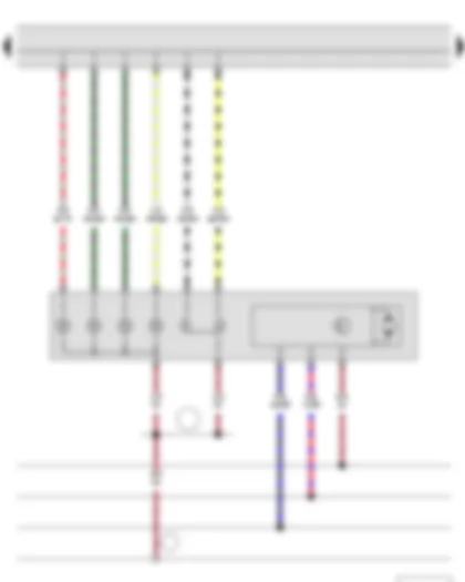 Wiring Diagram  SKODA YETI 2013 - Front right headlight