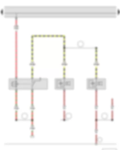 Wiring Diagram  SKODA YETI 2013 - Treble horn - Bass horn - Dual tone horn relay