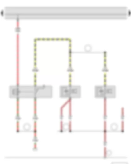 Wiring Diagram  SKODA YETI 2015 - Treble horn - Bass horn - Dual tone horn relay