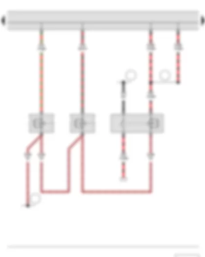 Wiring Diagram  SKODA YETI 2015 - X-contact relief relay - Terminal 15 voltage supply relay - Terminal 50 voltage supply relay