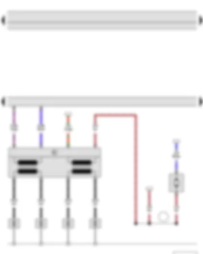 Wiring Diagram  SKODA YETI 2015 - Engine control unit - Ignition transformer - Coolant circulation pump
