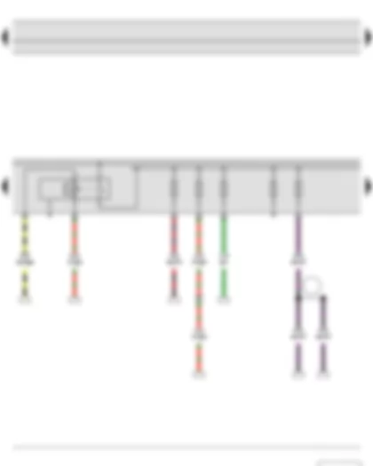 Wiring Diagram  SKODA YETI 2014 - Main relay - Fuse holder B