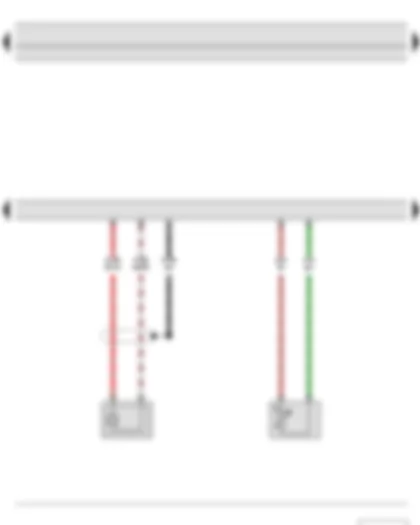 Wiring Diagram  SKODA YETI 2014 - Knock sensor 1 - Coolant temperature sender - Engine control unit