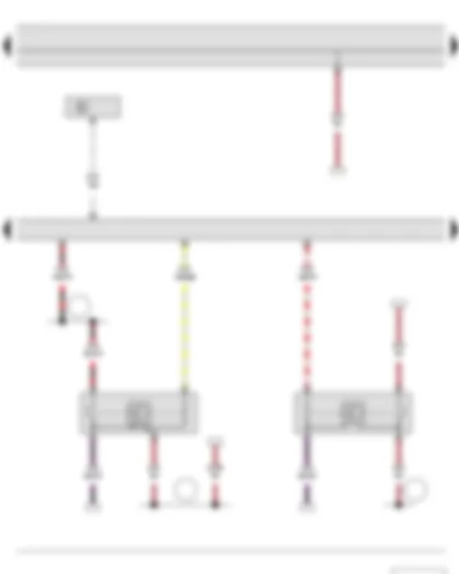 Wiring Diagram  SKODA YETI 2013 - Brake pedal switch - Clutch position sender - Engine control unit