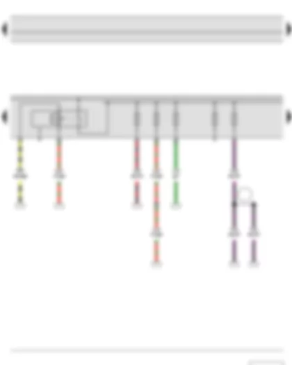 Wiring Diagram  SKODA YETI 2013 - Main relay - Fuse holder B