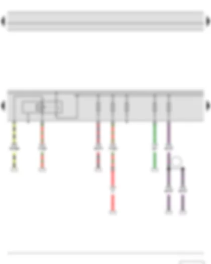 Wiring Diagram  SKODA YETI 2013 - Main relay - Fuse holder B