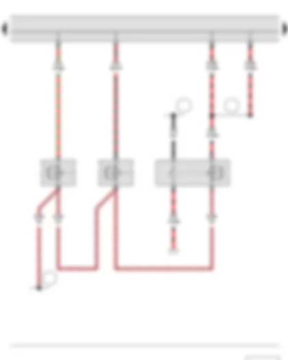 Wiring Diagram  SKODA YETI 2013 - X-contact relief relay - Terminal 15 voltage supply relay - Terminal 50 voltage supply relay