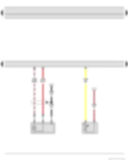 Wiring Diagram  SKODA YETI 2013 - Knock sensor 1 - Coolant temperature sender - Engine control unit