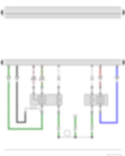 Wiring Diagram  SKODA YETI 2013 - Lambda probe - Lambda probe after catalytic converter - Engine control unit