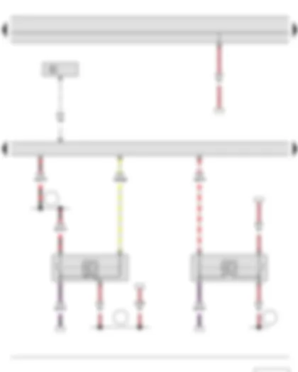 Wiring Diagram  SKODA YETI 2013 - Brake pedal switch - Clutch position sender - Engine control unit
