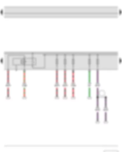 Wiring Diagram  SKODA YETI 2013 - Diesel direct injection system relay - Fuse holder B
