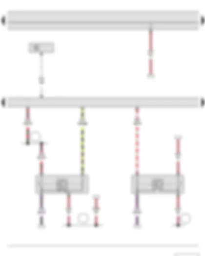 Wiring Diagram  SKODA YETI 2013 - Brake pedal switch - Clutch position sender - Engine control unit