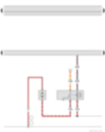 Wiring Diagram  SKODA YETI 2013 - Electric fuel pump 2 relay - Engine control unit - Fuel pump 2