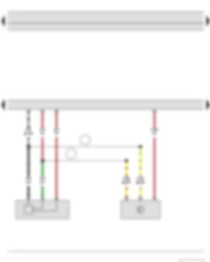 Wiring Diagram  SKODA YETI 2014 - Pressure differential sender - Gearbox neutral position sender - Engine control unit