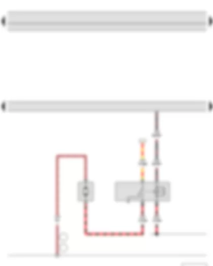Wiring Diagram  SKODA YETI 2014 - Electric fuel pump 2 relay - Engine control unit - Fuel pump 2