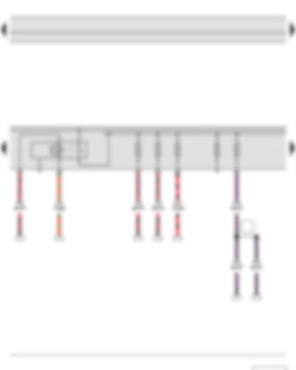 Wiring Diagram  SKODA YETI 2013 - Diesel direct injection system relay - Fuse holder B