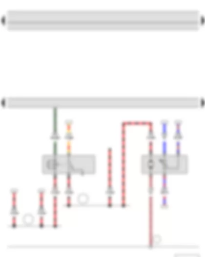 Wiring Diagram  SKODA YETI 2013 - Fuel gauge sender - Fuel system pressurisation pump - Fuel pump relay - Engine control unit