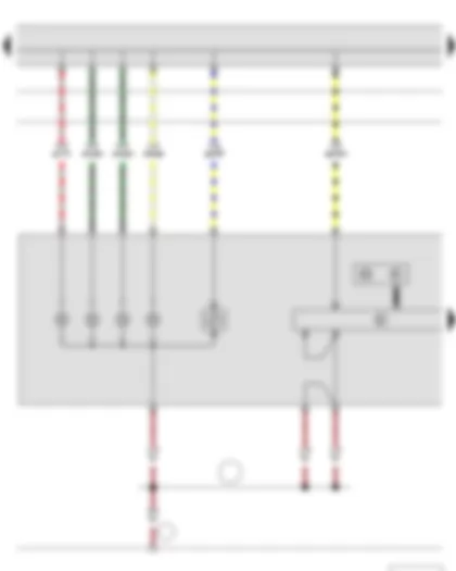 Wiring Diagram  SKODA YETI 2014 - Front right headlight