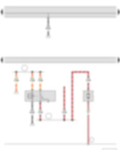 Wiring Diagram  SKODA YETI 2013 - Fuel system pressurisation pump - Auxiliary heater control unit - Fuel pump relay for auxiliary heater