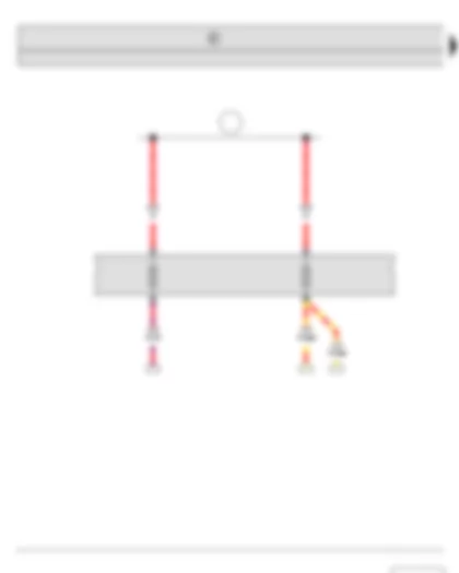 Wiring Diagram  SKODA YETI 2013 - Fuse holder C