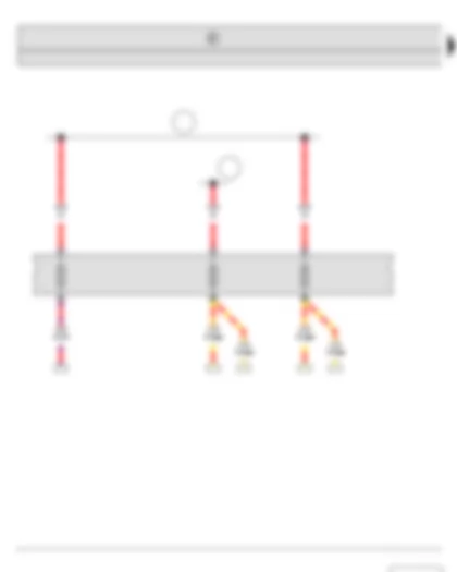 Wiring Diagram  SKODA YETI 2013 - Fuse holder C