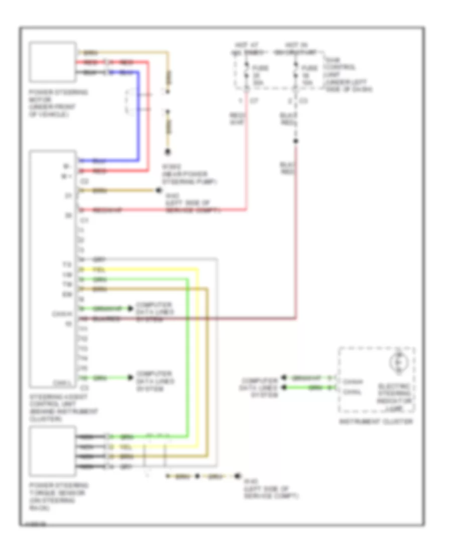 Electronic Power Steering Wiring Diagram for Smart Fortwo Pure 2014