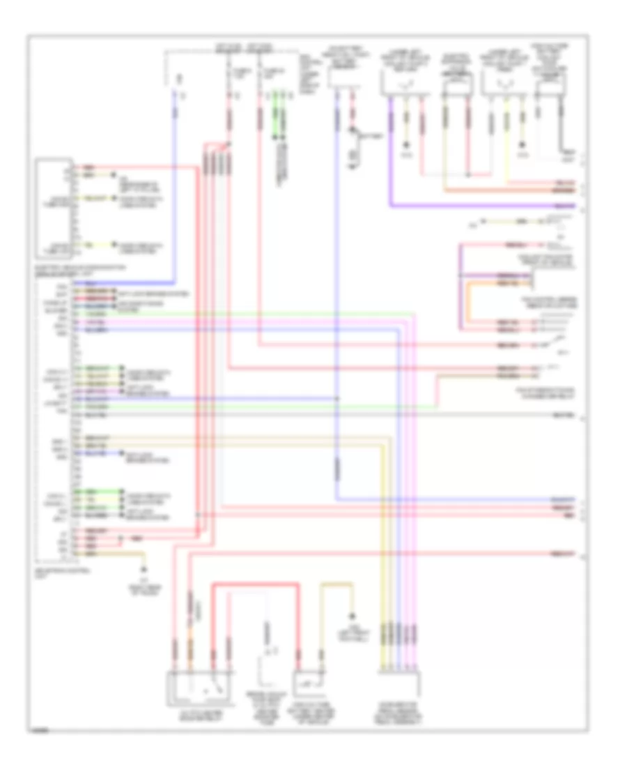 Electric, Engine Performance Wiring Diagram (1 of 5) for Smart Fortwo Pure 2014